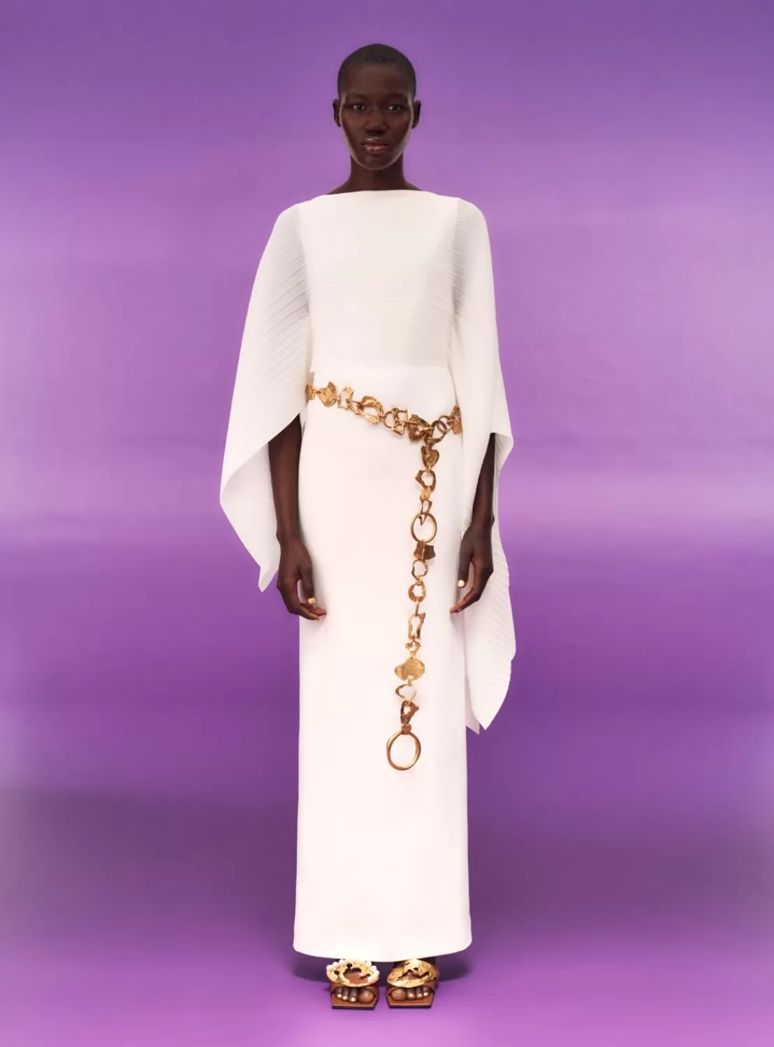 The Simone Maxi Dress In Cream^Solace London Outlet