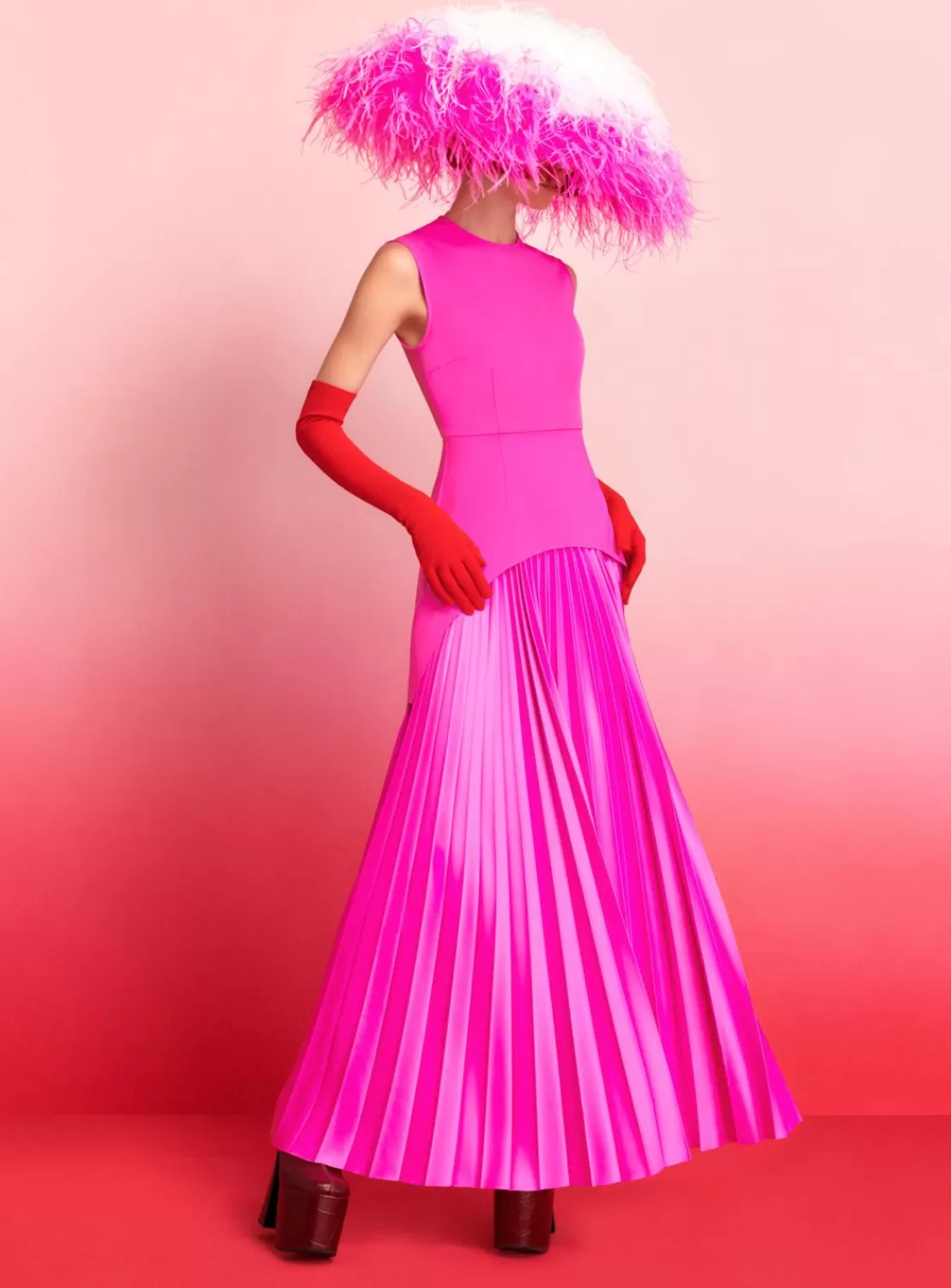 The Sofija Maxi Dress In Fuchsia^Solace London Best Sale