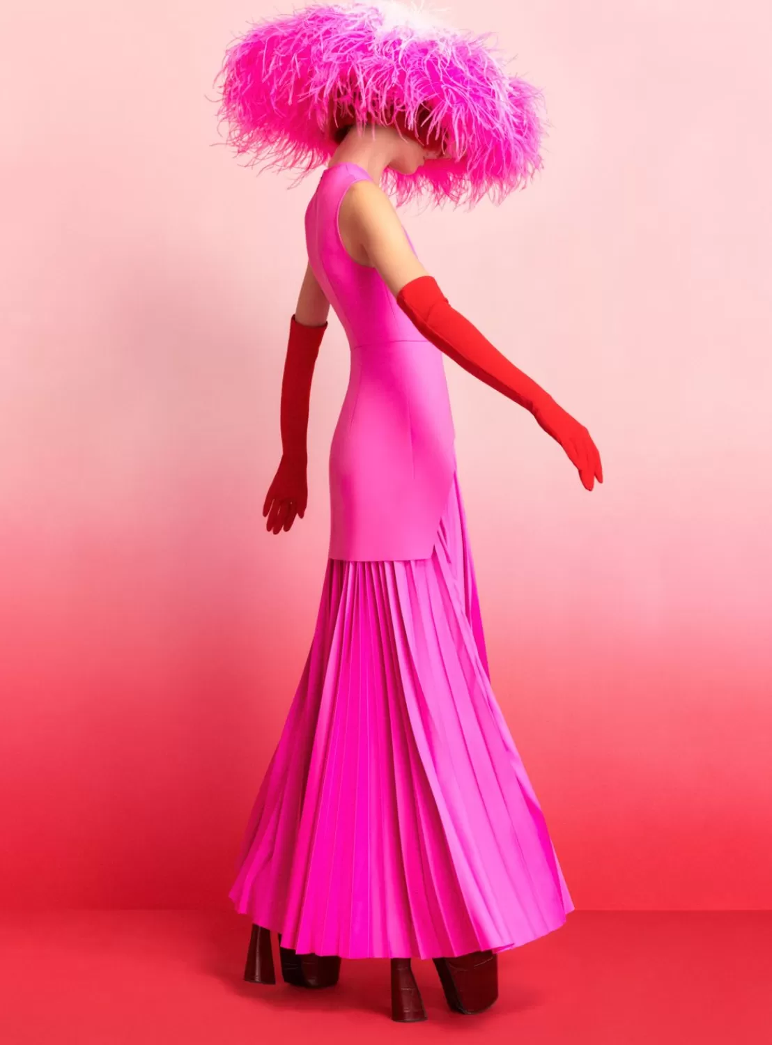 The Sofija Maxi Dress In Fuchsia^Solace London Best Sale