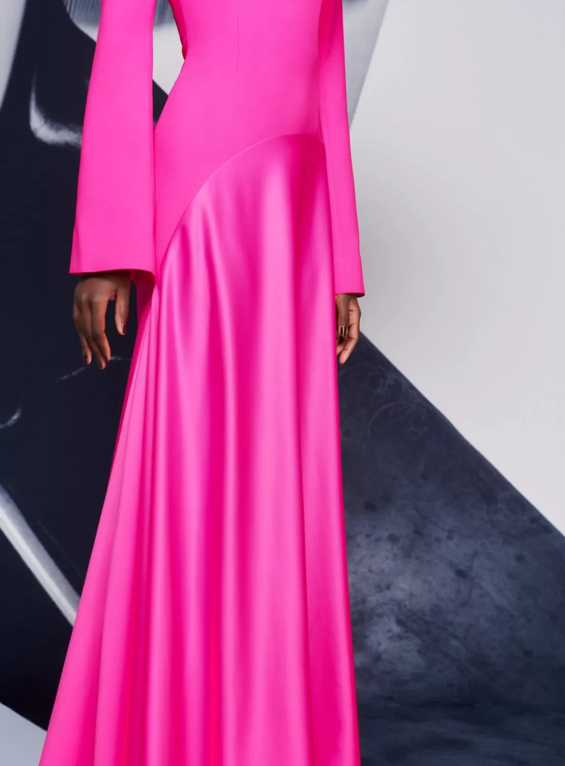 The Storm Maxi Dress In Hot Pink^Solace London Flash Sale