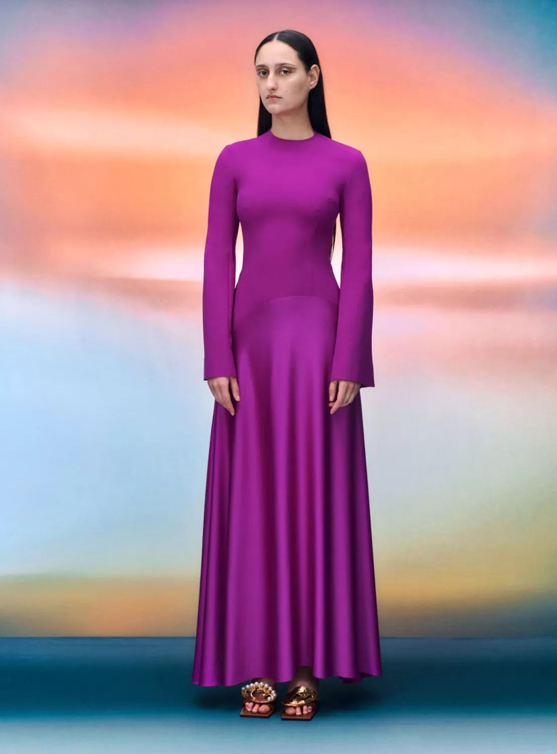 The Storm Maxi Dress In Purple^Solace London Best