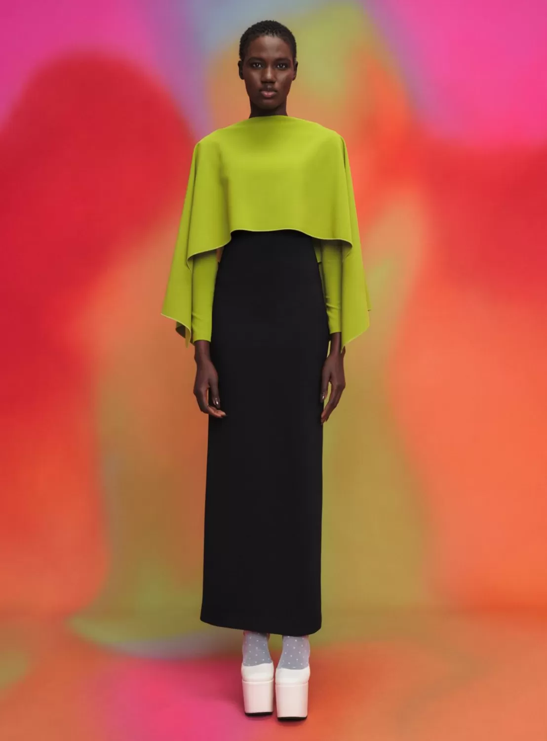 The Yael Maxi Dress In Chartreuse & Black^Solace London Hot